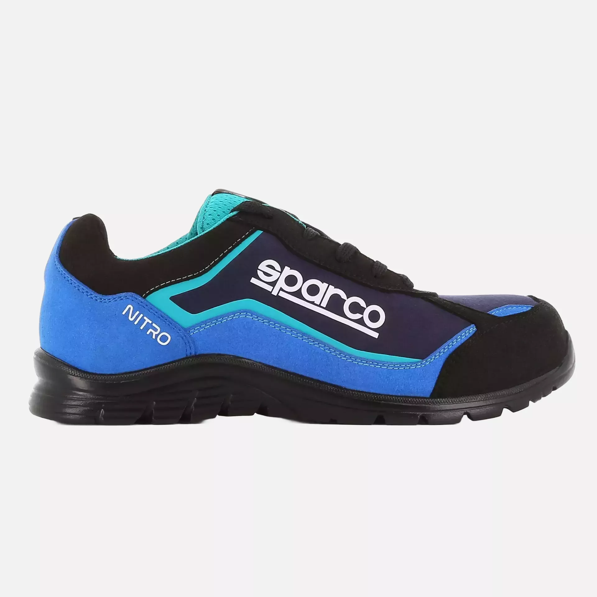 Sparco 07522NRAZ, Nitro Petter Sicherheitsschuhe ESD S3 SRC, Schwarz/Blau, image 5