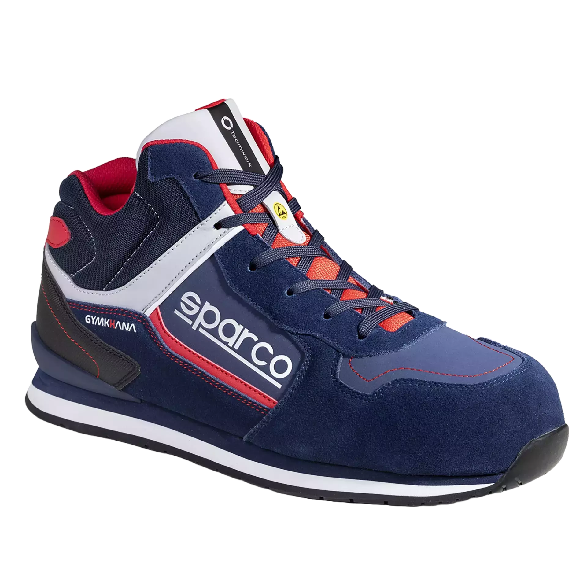 Sparco 07536BMRS, Gymkhana Olympus Sicherheitsschuhe ESD S3 SRC HRO, Marineblau/Rot, image 1