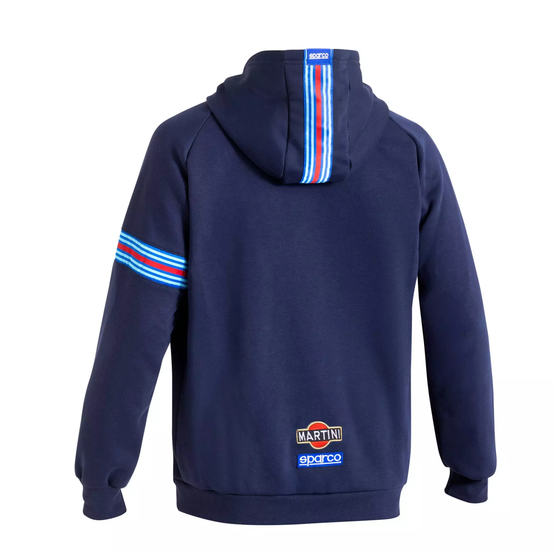Sparco BMF0013D0-N02, Martini Racing Hooded Sweatshirt Full Zip, Navy Blue, image 2