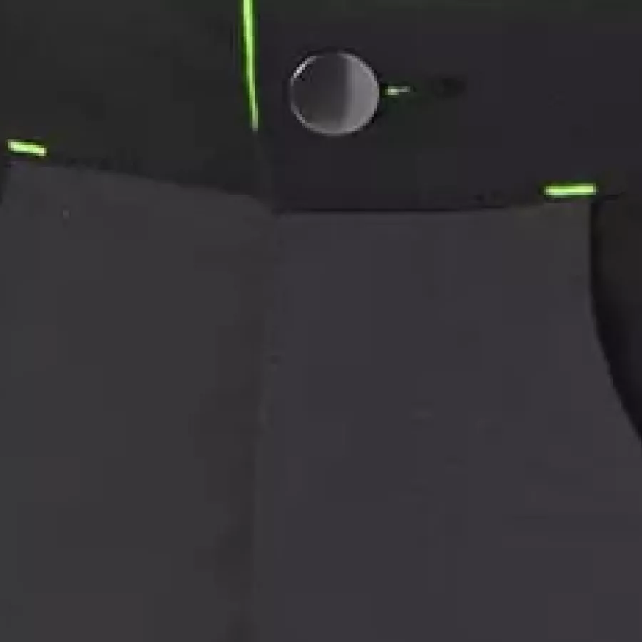 **Button and Zip Closure** keeps your pants securely fastened without slowing you down.