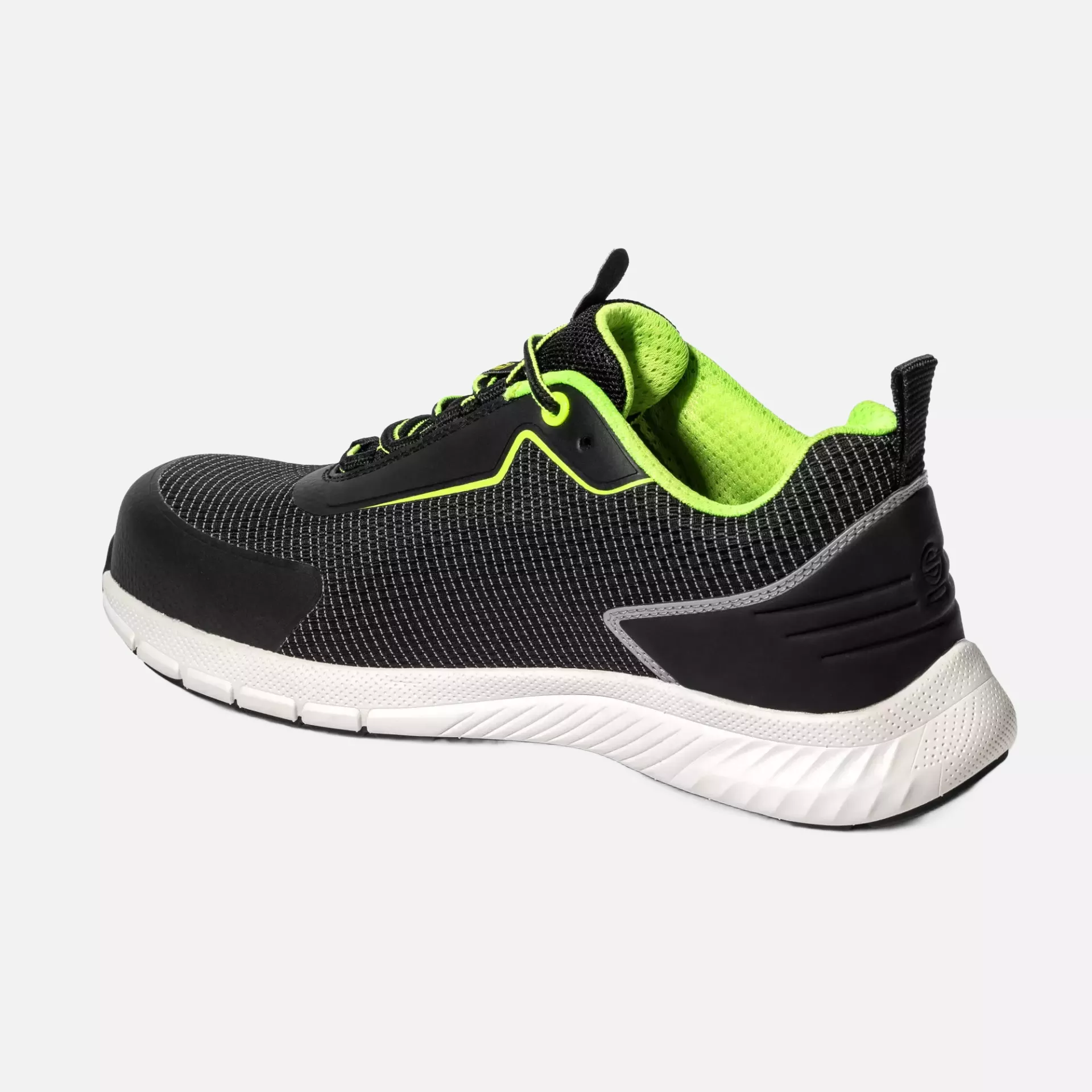 Sparco BTB0002B0-K35, Traction Safety Shoes S1PS, Black/White/Lime, image 2
