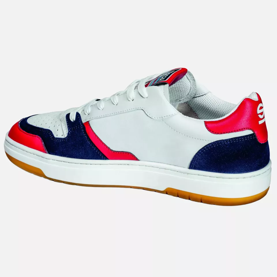 Sparco 0012B4MR-BIBM, S-Urban Martini Shoes, White/Blue/Red, image 2, gallery thumbnail