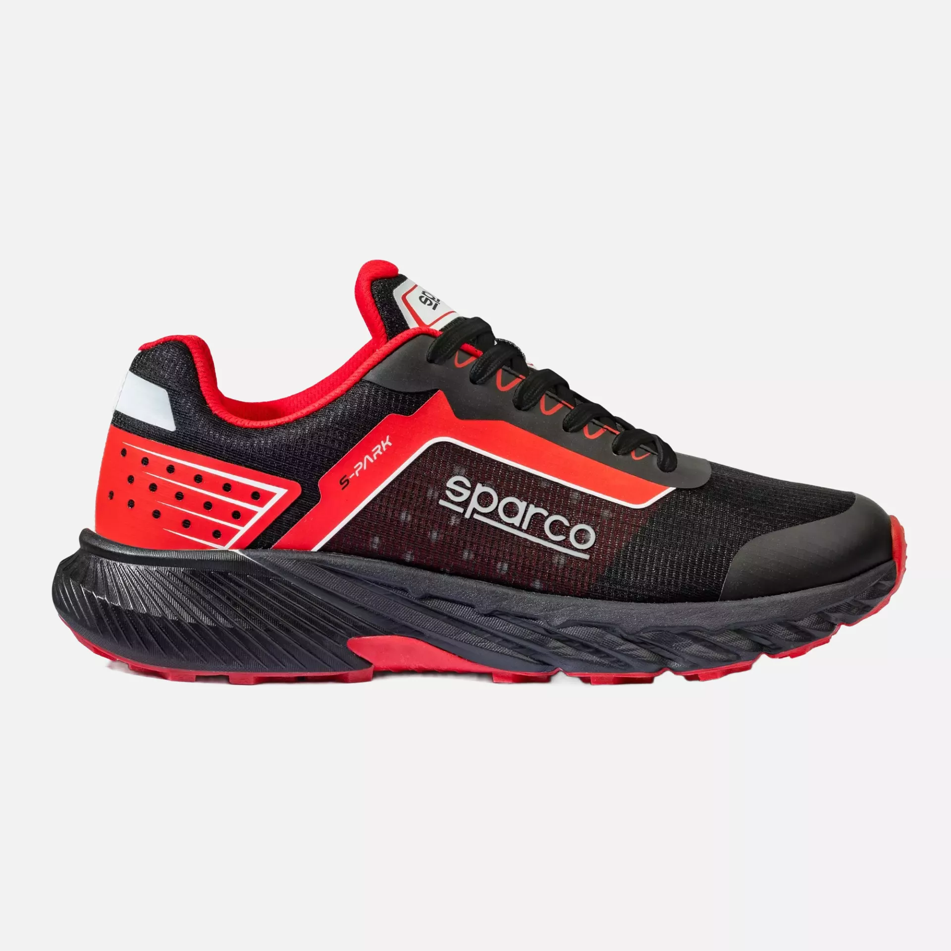 Sparco BTB0007B0-K12, S-Park Berufsschuhe O1, Schwarz/Rot, image 3