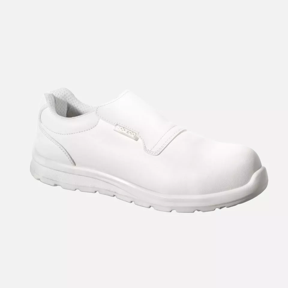Sparco BTB0035B0-W01, Trackday No-Lace Safety Shoes S2 SR ESD, White, image 1, gallery thumbnail