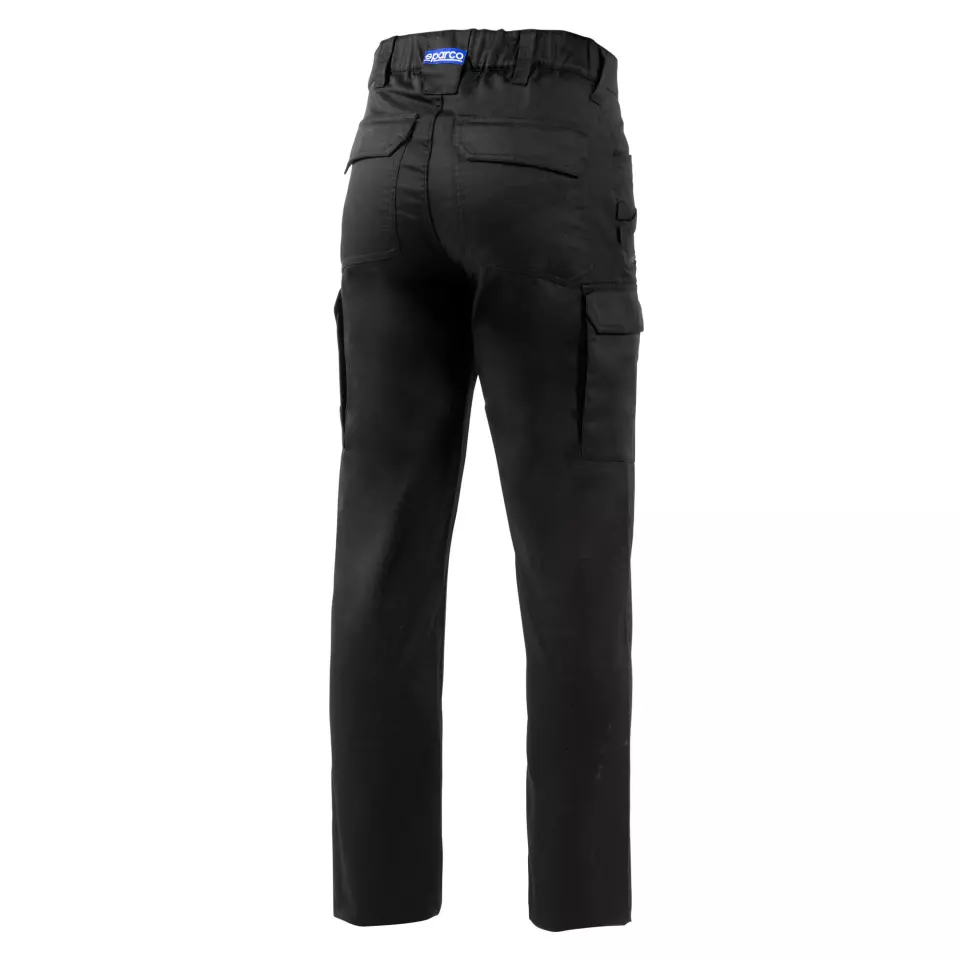 Sparco BTP0001B0-K11, Vermont Work Trousers, Black/Dark Grey, image 2, gallery thumbnail