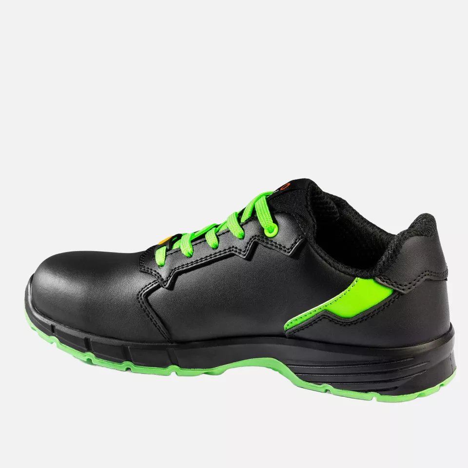 Sparco BTB0011B0-K15, Targa Safety Shoes ESD S3S SR FO, Black/Fluorescent Green, image 2, gallery thumbnail