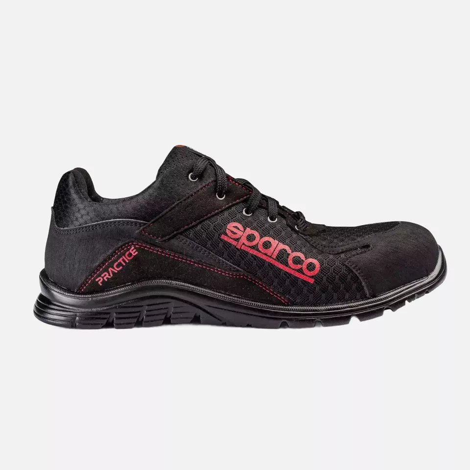 Sparco 07517NRNR, Practice Nigel Saftey Shoes ESD S1P SRC, Black, image 1, gallery thumbnail