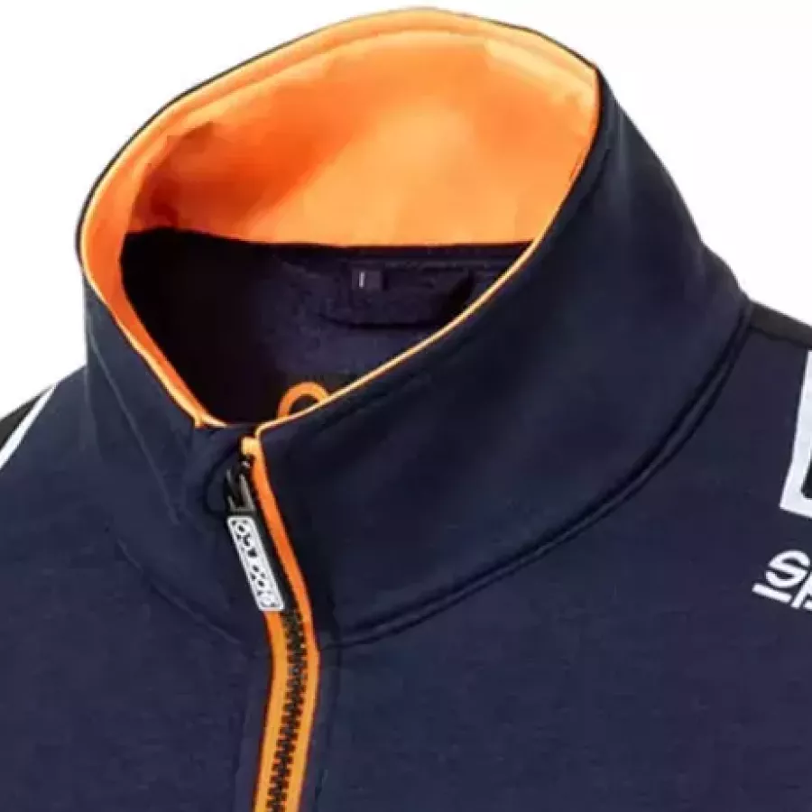 **Stand-Up Collar** provides a sleek, protective fit that keeps warmth close and adds a polished look.