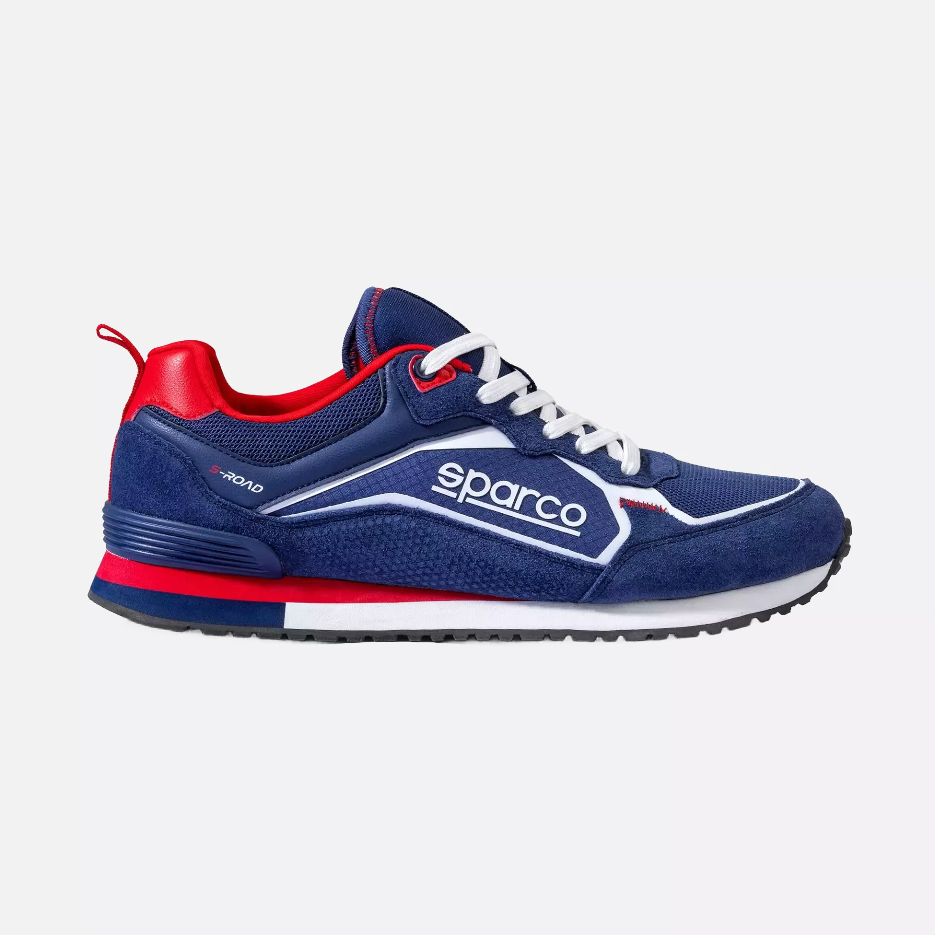 Sparco BMB0001B0-N31, S-Road Shoes, Navy Blue/Red, image 3