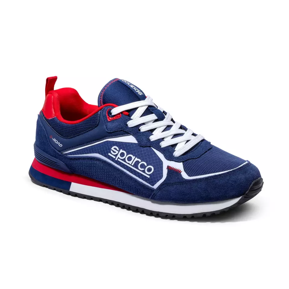 Sparco BMB0001B0-N31, S-Road Shoes, Navy Blue/Red, image 1, gallery thumbnail