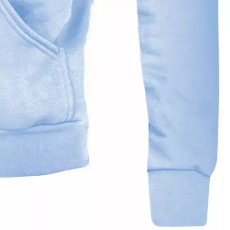 **Rippstrickbündchen** halten die Ärmel bequem an Ort und Stelle und sorgen für einen passgenauen Sitz, der den ganzen Tag über in Form bleibt.