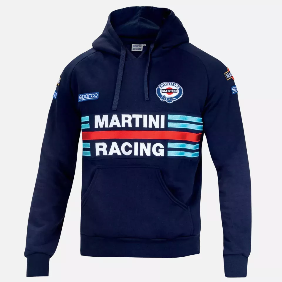 Sparco 01279MR-BM, Martini Racing Hoodie, Navy Blue, image 1, gallery thumbnail