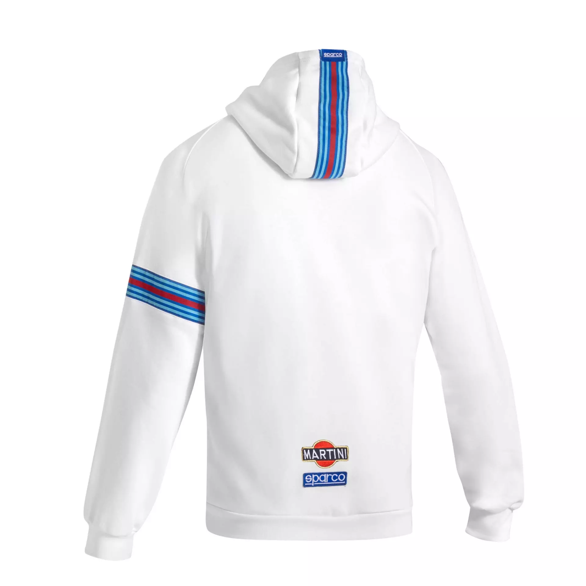 Sparco BMF0013D0-W01, Martini Racing Hooded Sweatshirt Full Zip, White, image 2