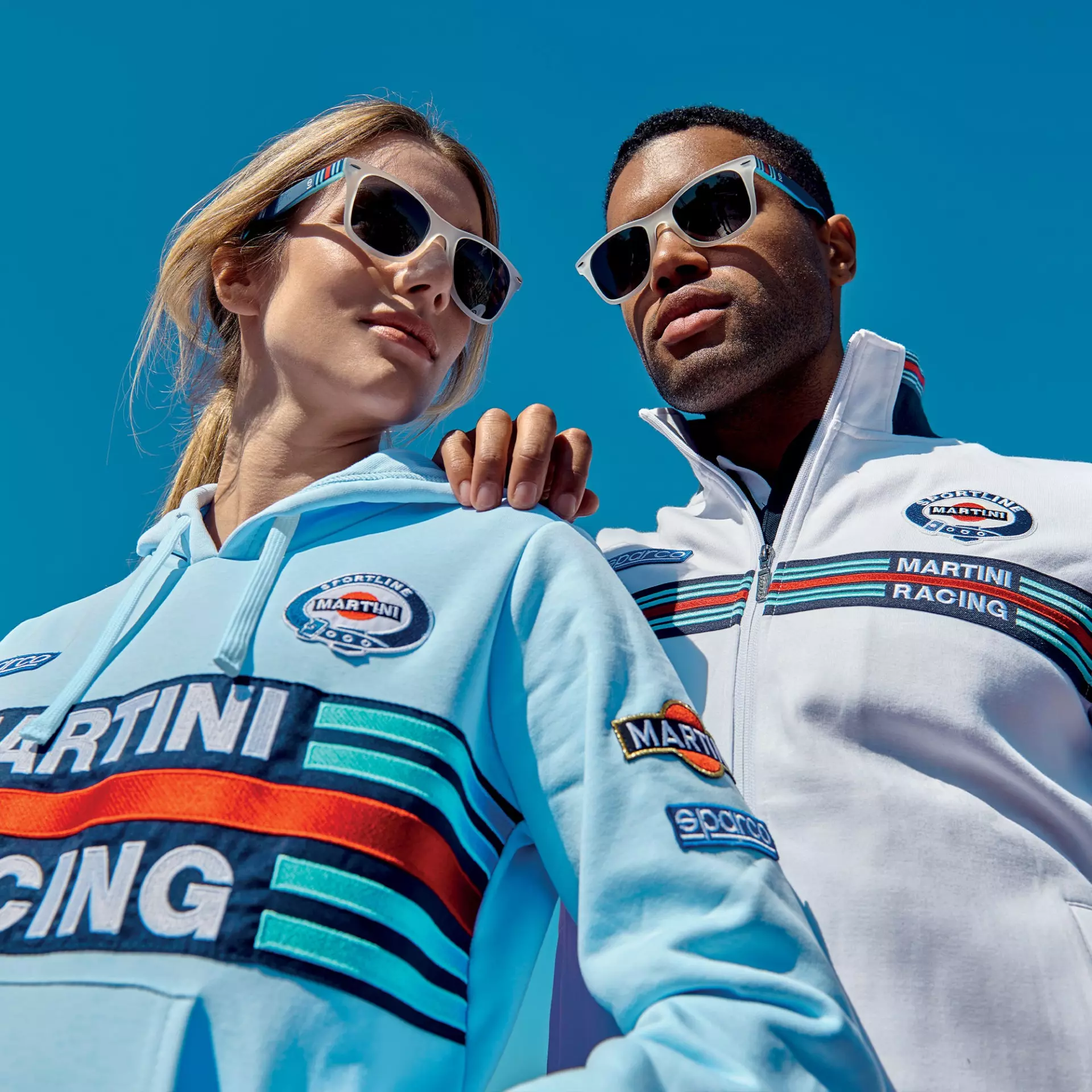Sparco 099059MR, Martini-R Sunglasses Martini Racing, Blue, image 2