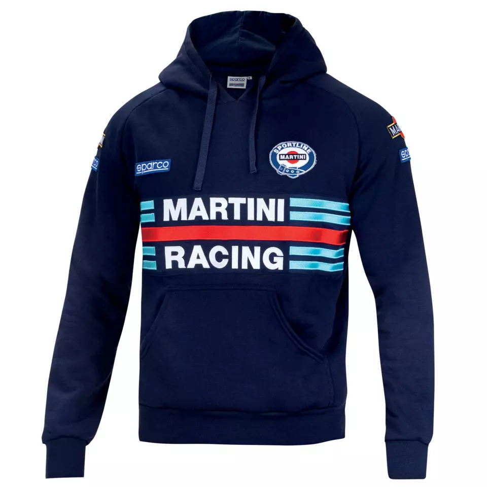 Sparco 01279MR-BM, Martini Racing Hoodie, Navy Blue, image 1, gallery thumbnail