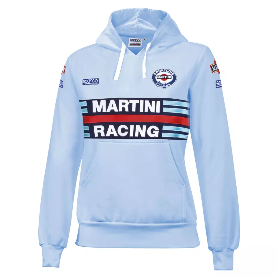Sparco 01397MR-CE, Martini-R Women's Hoodie, Celestia, image 1, gallery thumbnail
