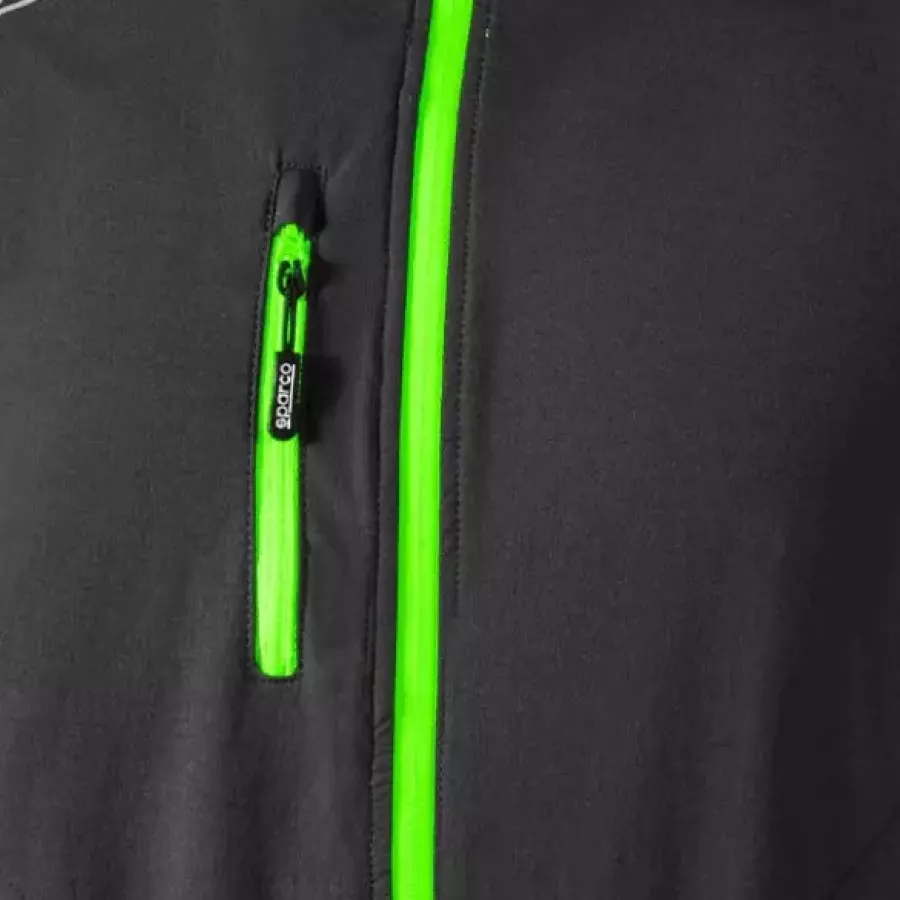 **Zipper Pockets** keep your essentials securely stored without disrupting the jacket’s sleek profile.