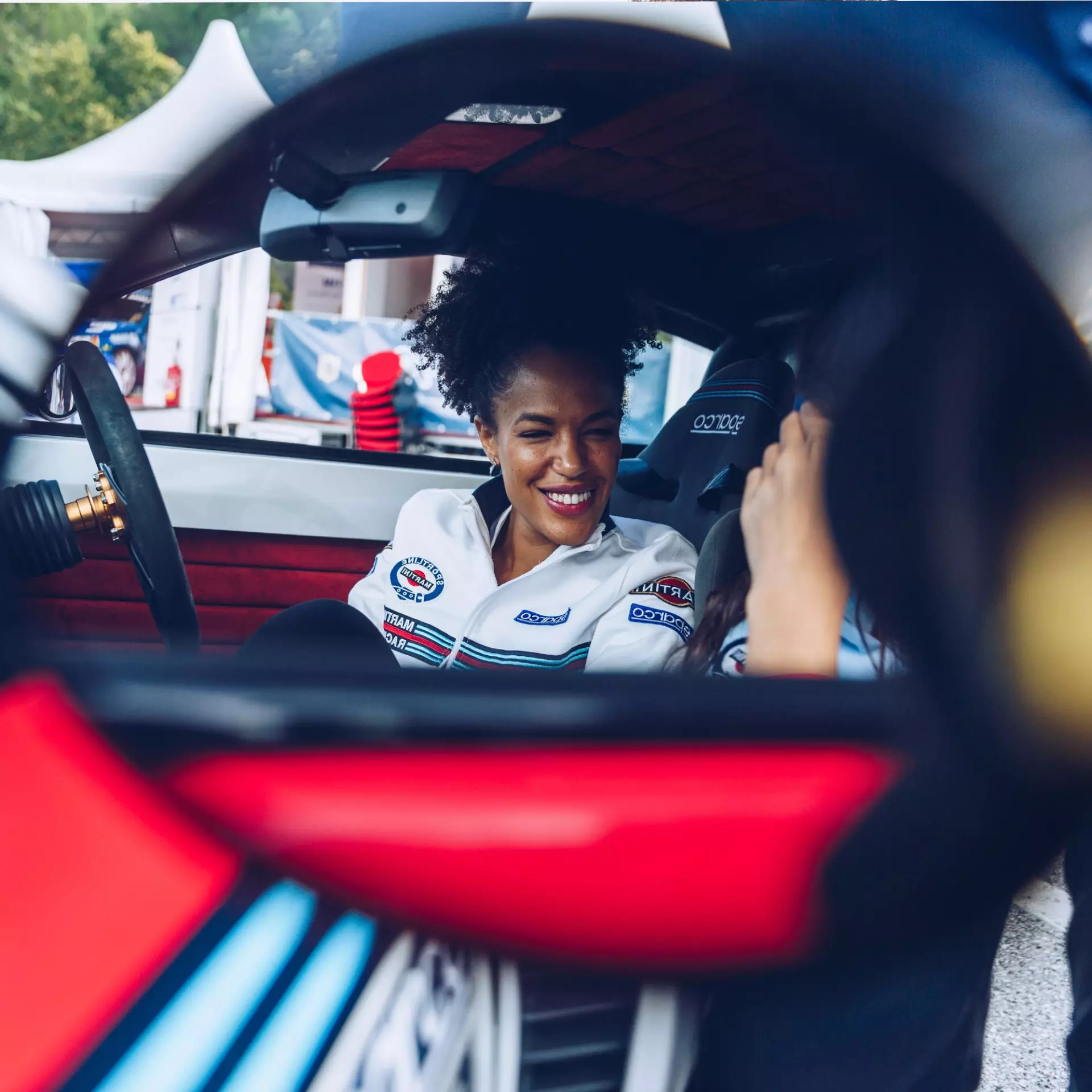 Sparco 013033MR-BI, Martini Racing Damen Sweatjacke, Weiß, image 3