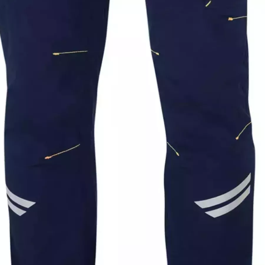 **Abriebfeste Knie** schützen Ihre Hose und ermöglichen Ihnen ungehindertes Arbeiten auf rauen Oberflächen.