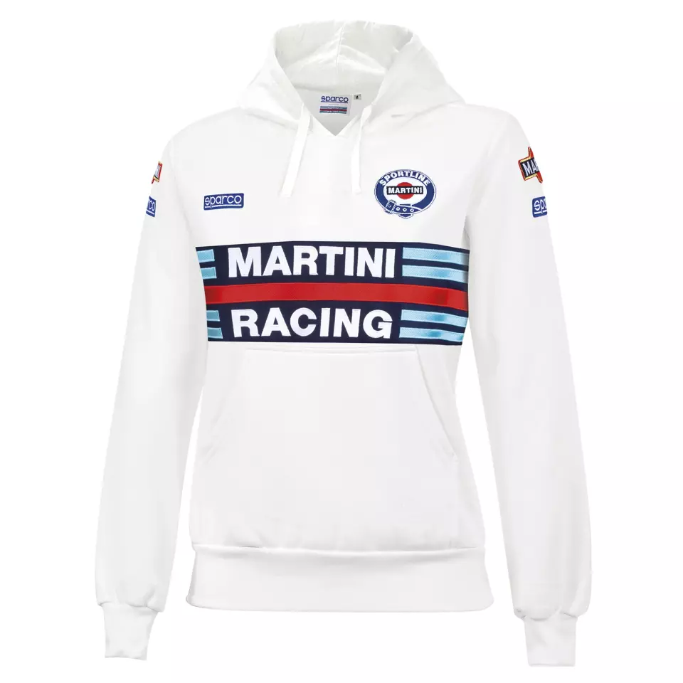 Sparco 01397MR-BI, Martini-R Damen-Hoodie, Weiß, image 1, gallery thumbnail