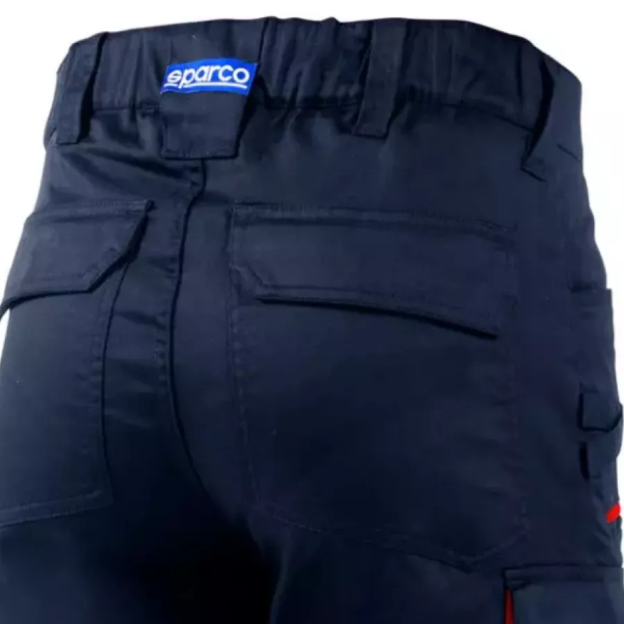 **Elasticated Waistband** moves with your body to give you a secure, comfortable fit throughout long working days.