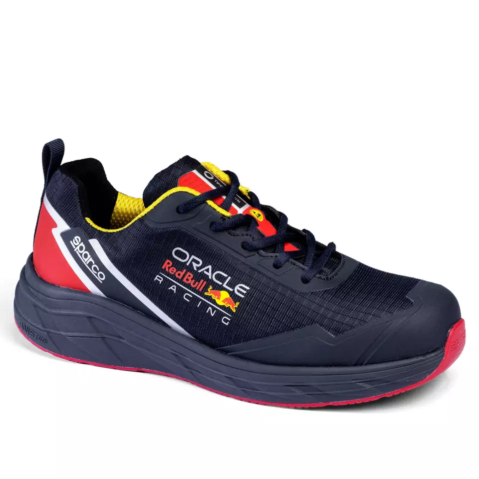 Sparco BTB0016R0-N31, Red Bull Impulse Keynes Safety Shoes S3S SR ESD, Navy Blue/Red, image 1, gallery thumbnail