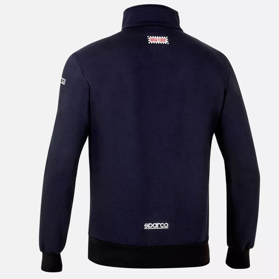 Sparco 013046AM-BM, Merzario Sweatjacke Targa Florio, Marineblau, image 2, gallery thumbnail