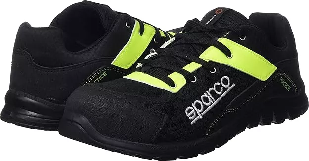 Sparco 07517NRGF, Practice Jos Safety Shoes ESD S1P SRC, Black/Yellow, image 6, gallery thumbnail
