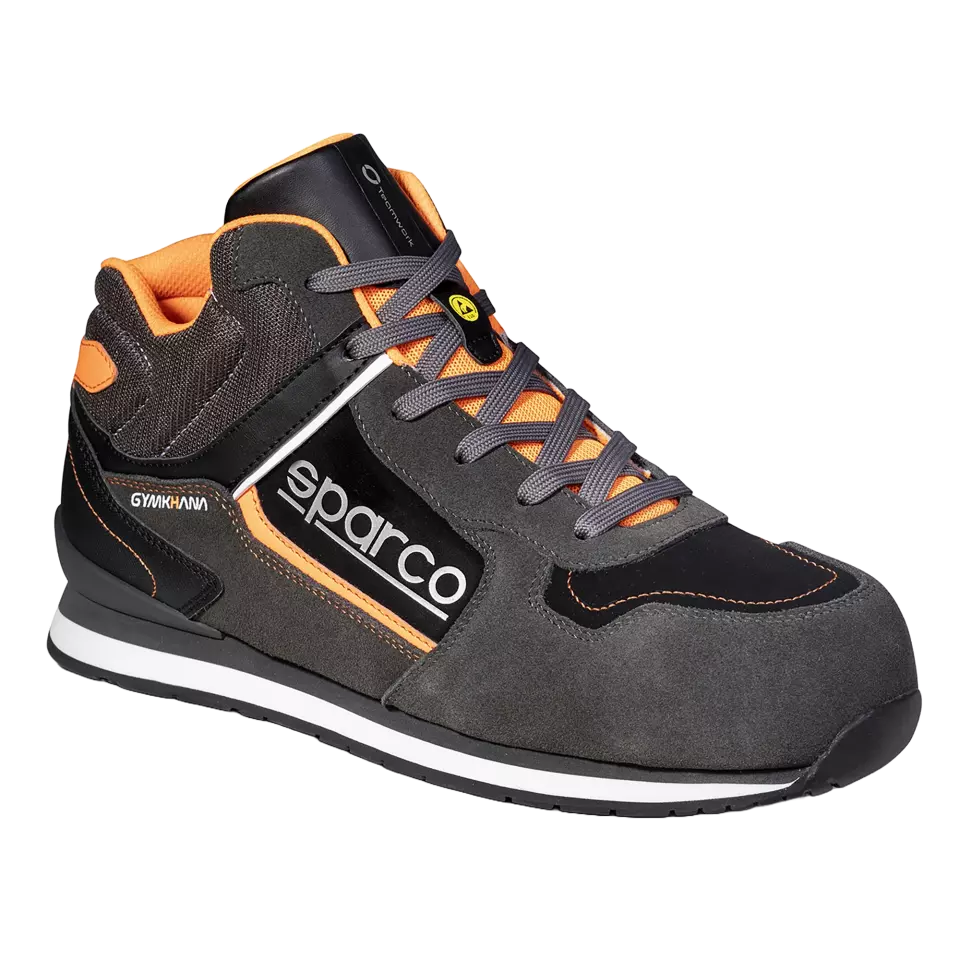Sparco 07536GSAF, Gymkhana Acropolis Safety Shoes ESD S3 SRC HRO, Gray/Orange, image 1, gallery thumbnail