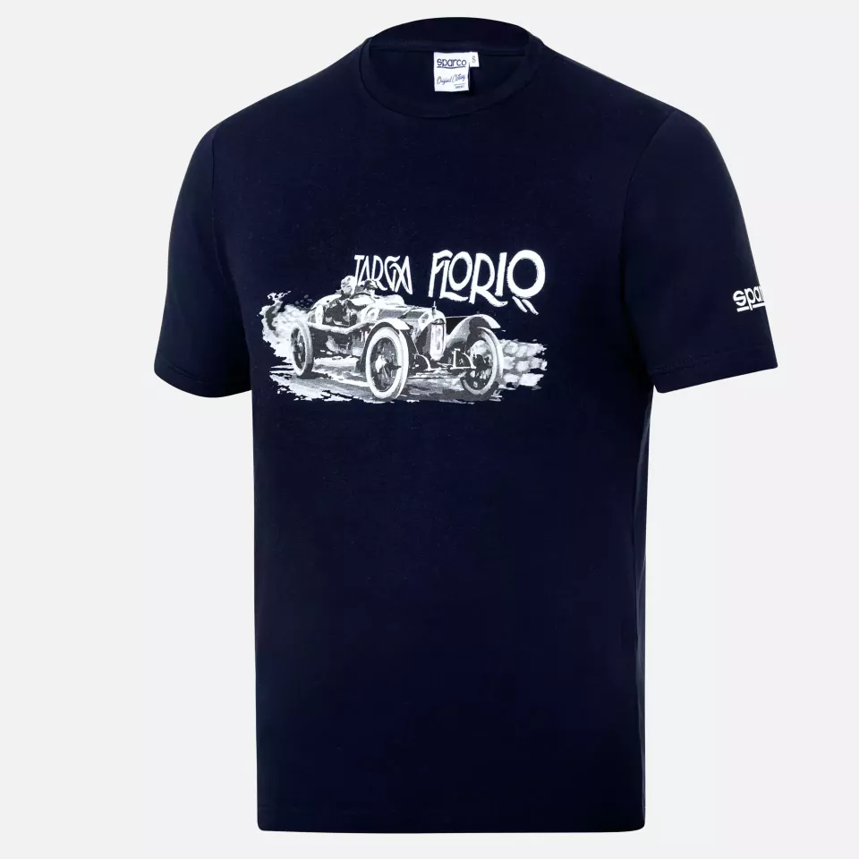 Sparco 013047TF-BM, Targa Florio T-Shirt, Marineblau, image 1, gallery thumbnail