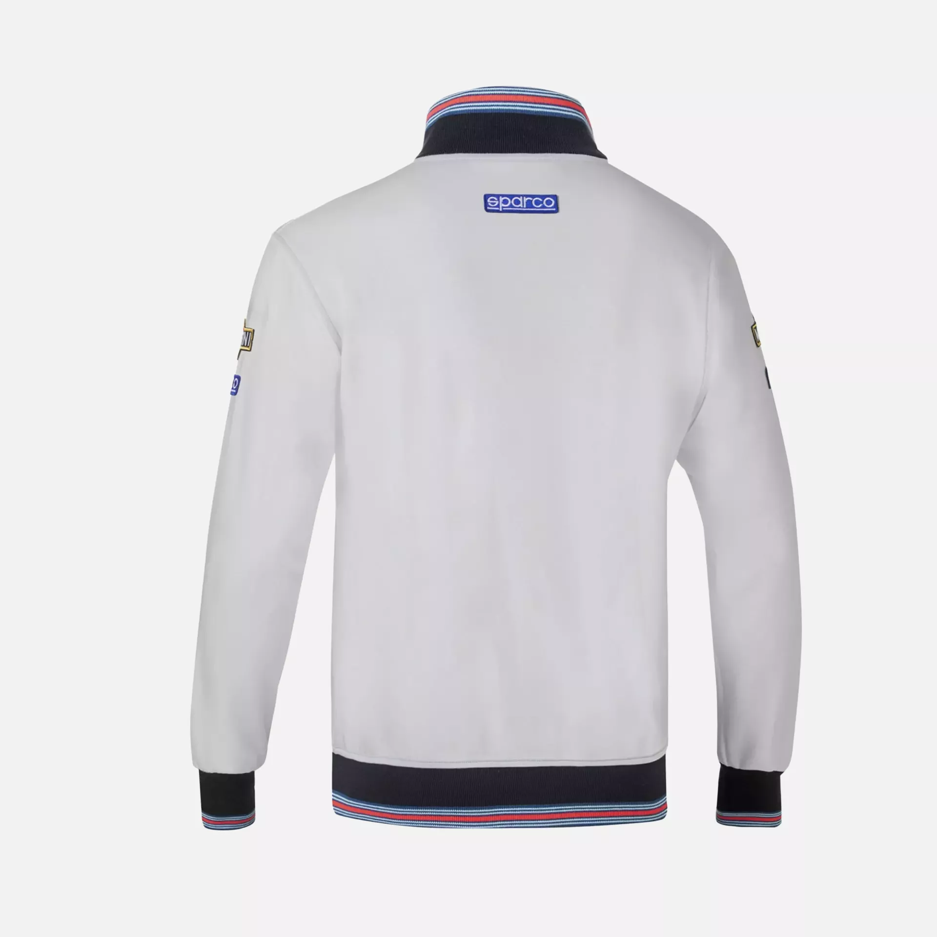 Sparco 01278MR-GR, Martini Racing Full Zip Sweatshirt, Grey, image 2