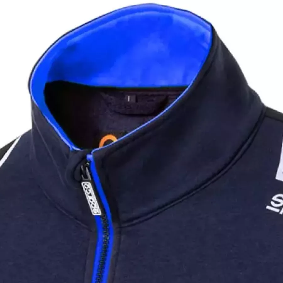 **Stand-Up Collar** provides a sleek, protective fit that keeps warmth close and adds a polished look.