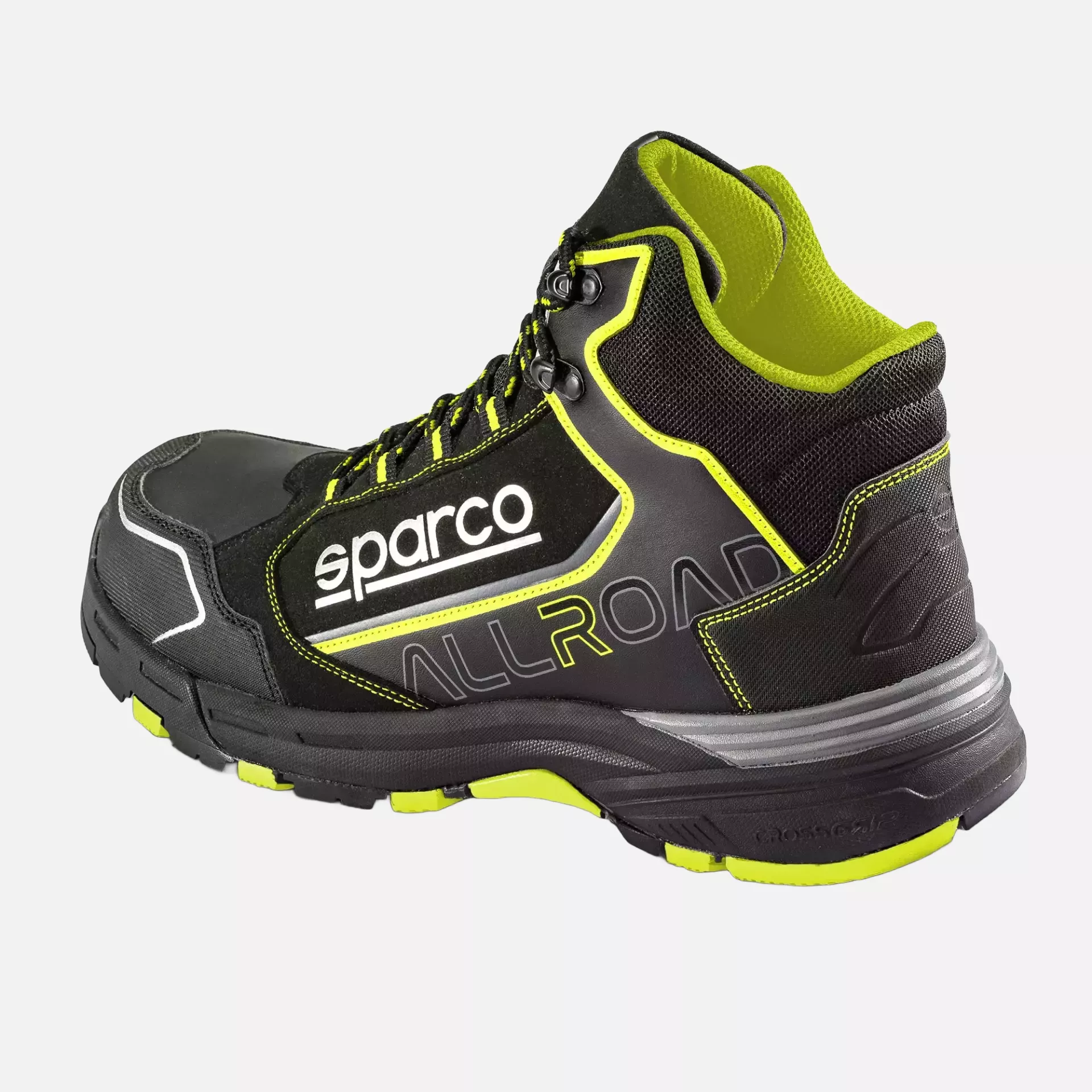 Sparco 07529NRGF, Allroad Motegi Sicherheitsschuhe ESD S3S SR FO HRO, Schwarz/Gelb, image 3