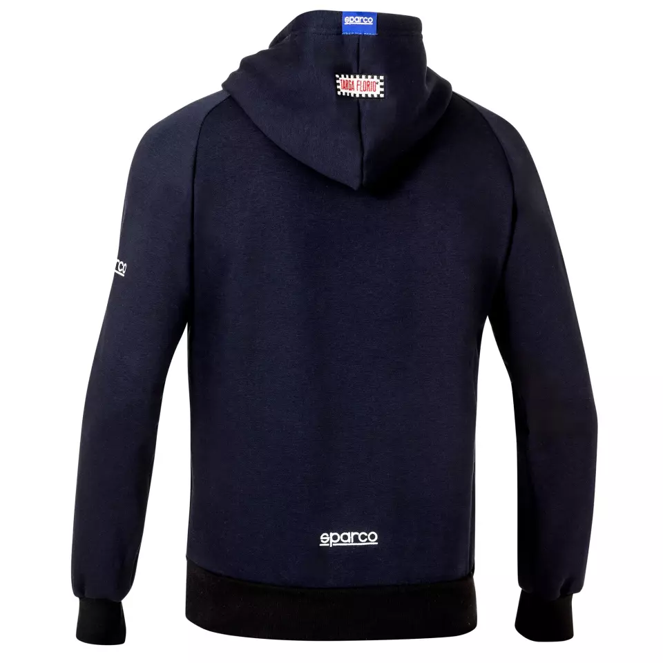 Sparco 013041TF-BM, Targa Florio F1 Hoodie, Navy Blue, image 2, gallery thumbnail