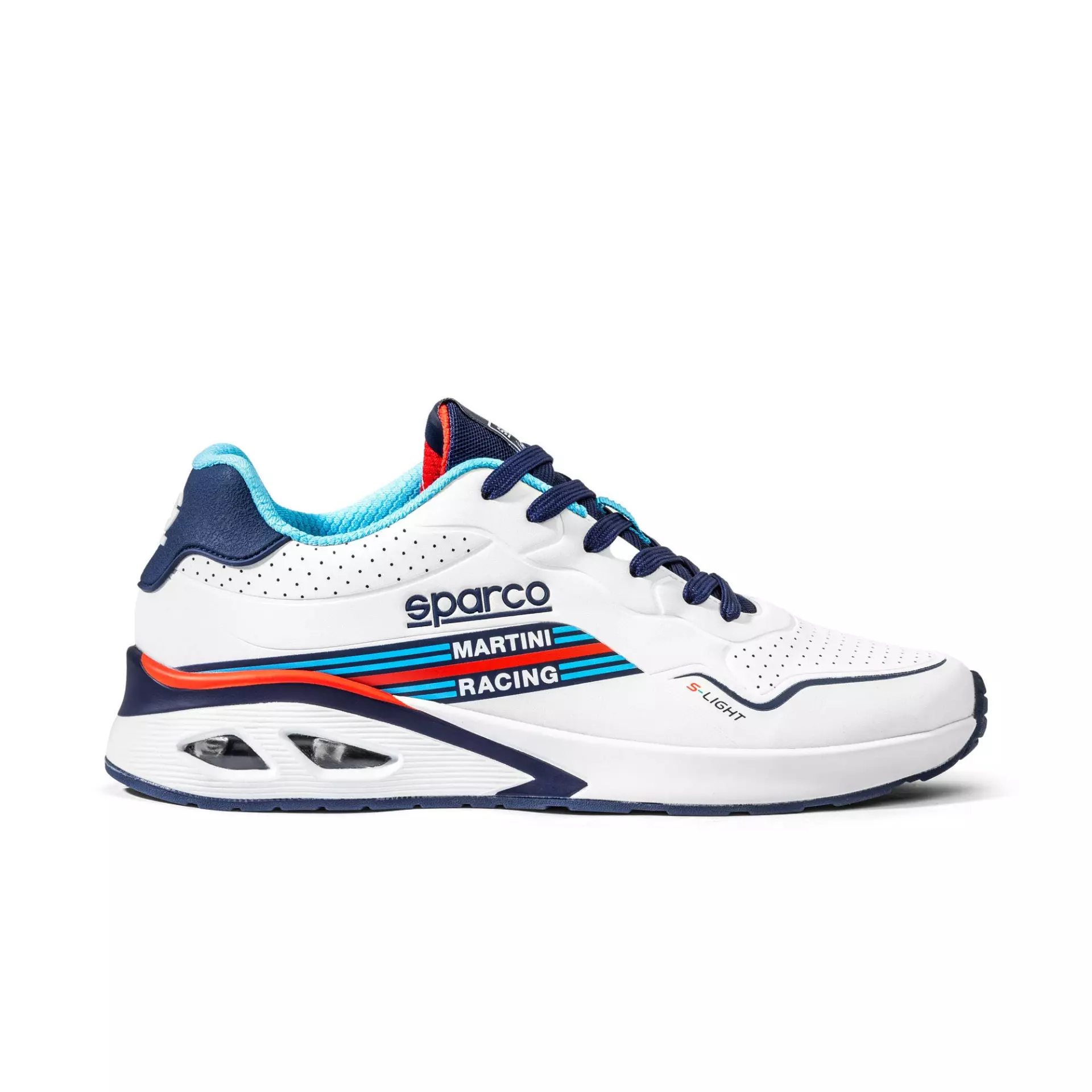 Sparco BMB0002D0-W18, S-Light Martini Racing Sneaker, Weiß/Marineblau, image 3