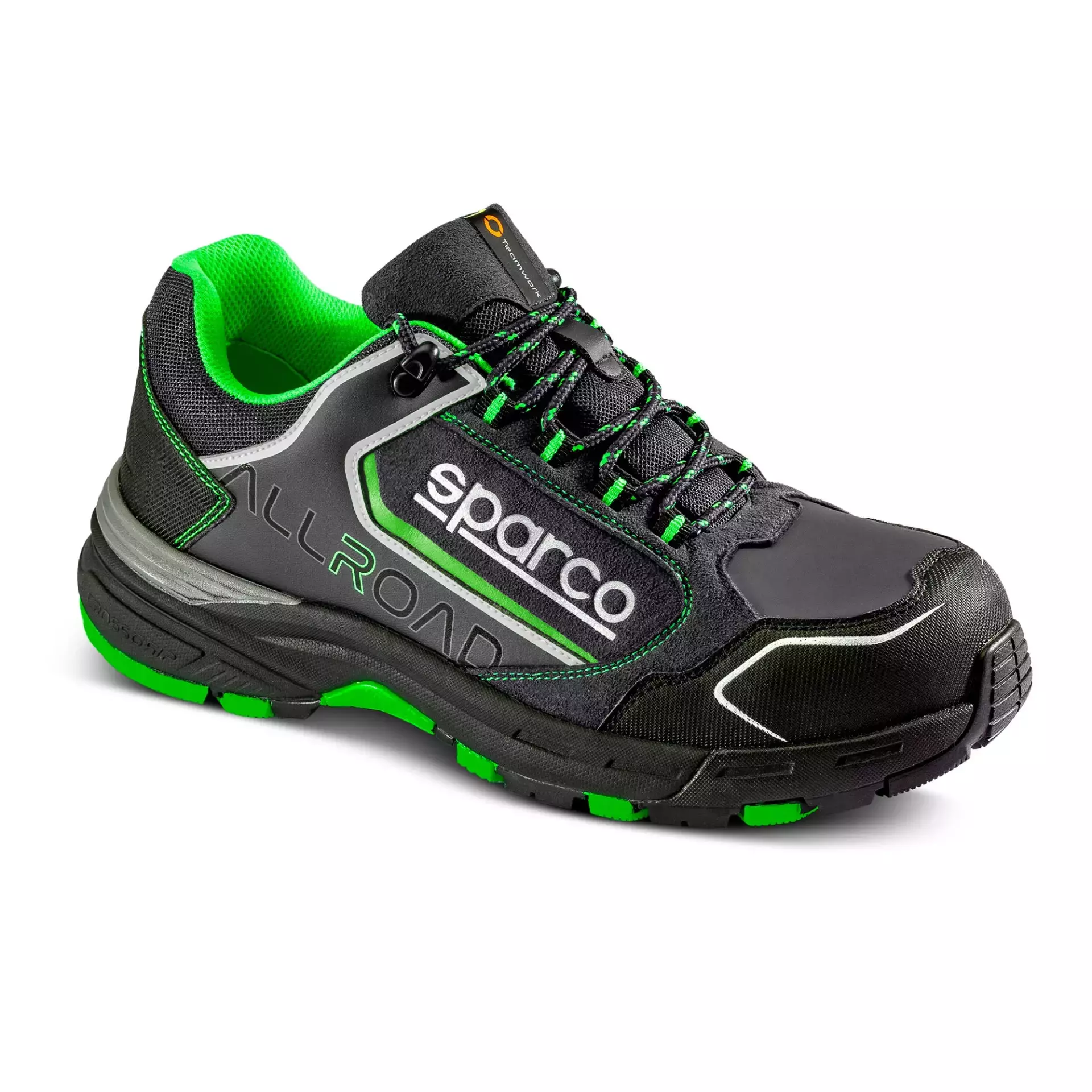 Sparco 07528NRVF, Allroad Baku Saftey Shoes ESD S3S SR FO HRO, Black/Green, image 1