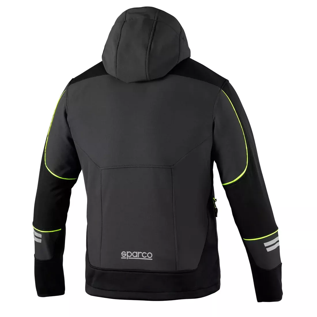 Sparco 02412GSGF, York Tech Softshell Jacket, Gray/Yellow, image 2