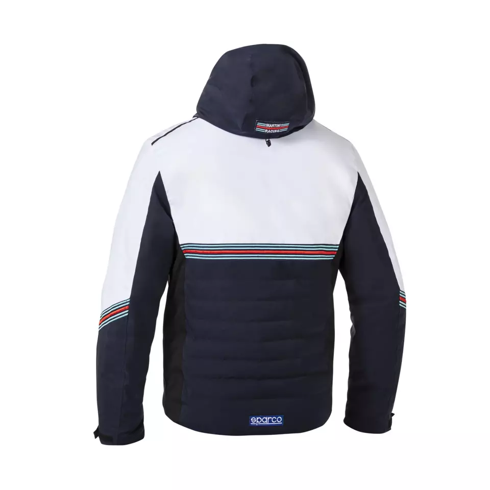 Sparco 01361MR-BMBI, MARTINI-R Winter Jacket, Navy Blue/White, image 2, gallery thumbnail