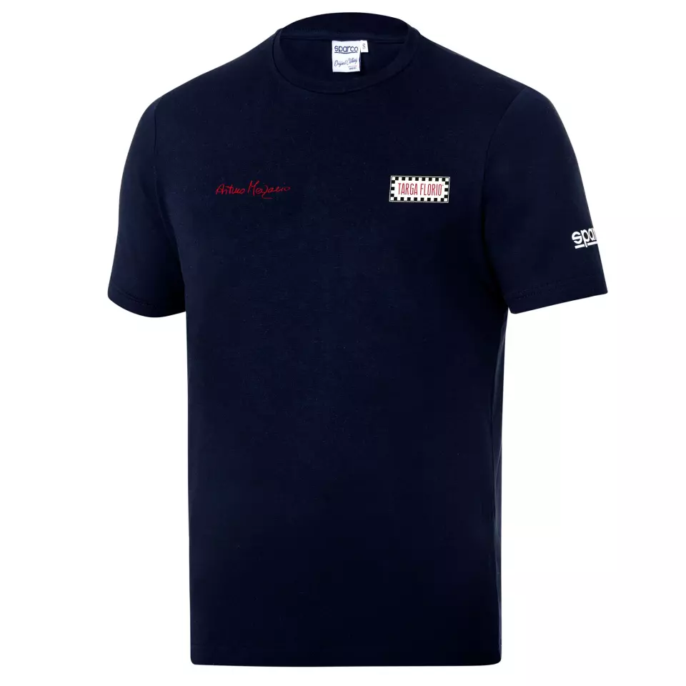 Sparco 013044AM-BM, TF Merzario T-Shirt #AM1, Navy Blue, image 1, gallery thumbnail