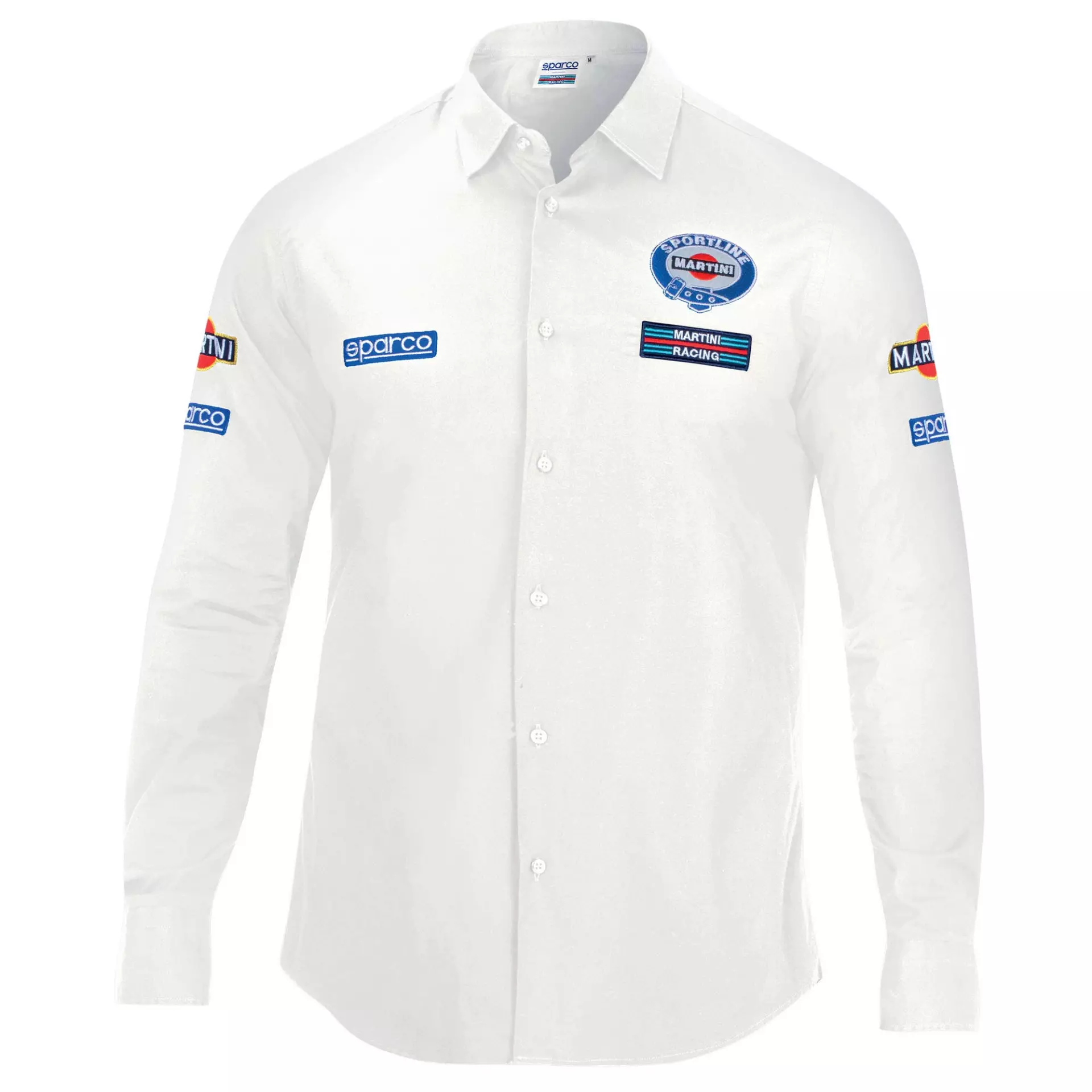 Sparco 01277MR-BI, Martini Racing Shirt Long Sleeves, White, image 1