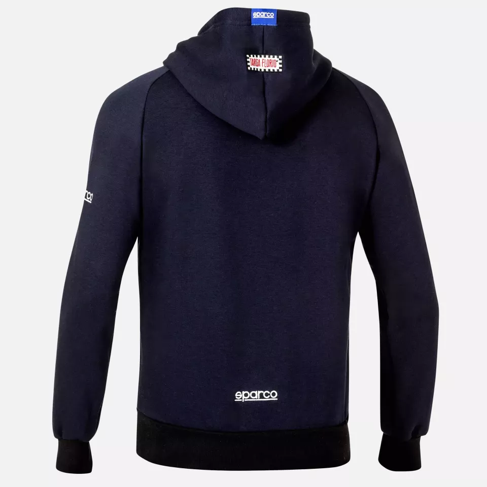 Sparco 013041TF-BM, Targa Florio F1 Hoodie, Navy Blue, image 2, gallery thumbnail