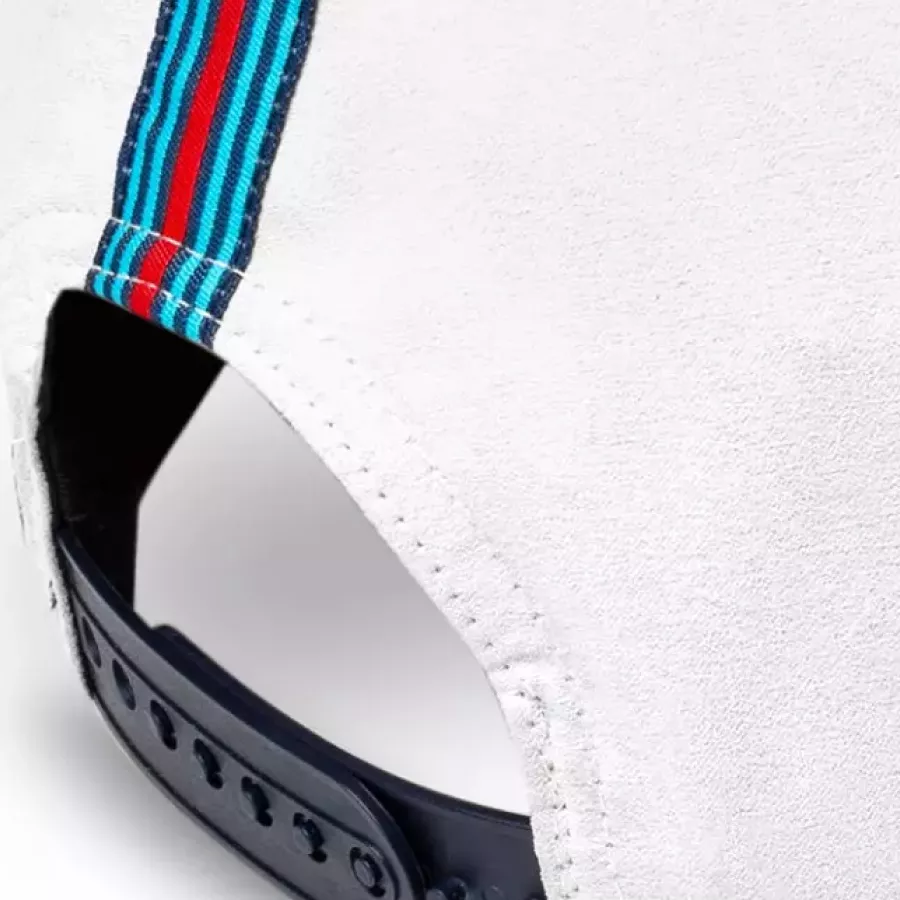 **Ribbon with Stripes on the Back** delivers a subtle, sporty accent while keeping the fit adjustable and secure.