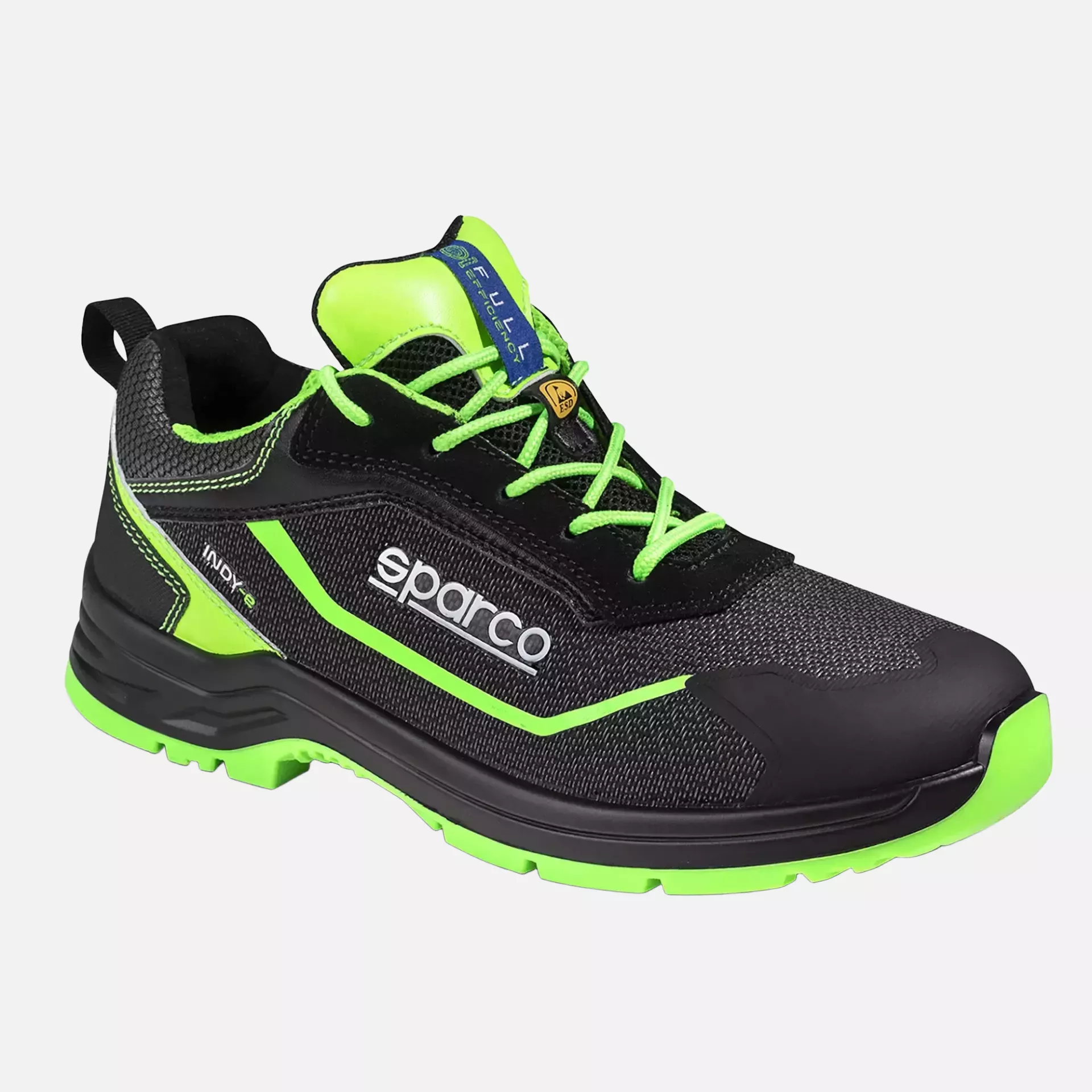 Sparco 07540NRVF, Indy Forester Saftey Shoes ESD S3S SR, Black/Green, image 3