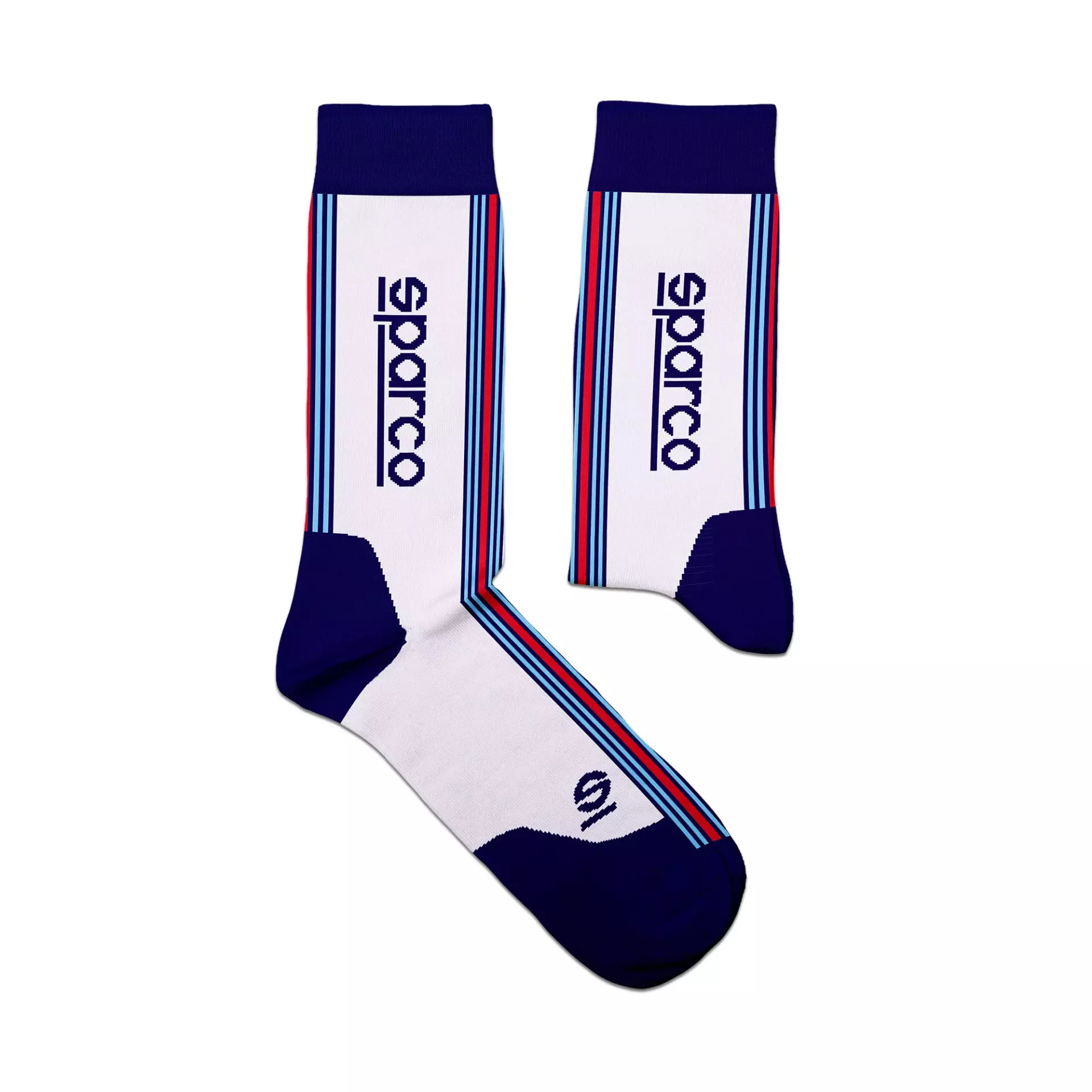 Sparco 099145MR-BIBM, Martini-R Iconic Socks, White/Blue, image 3