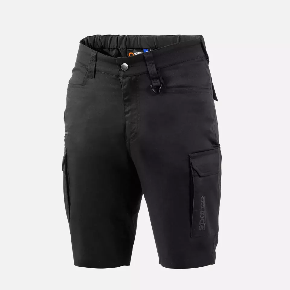Sparco BTP0002B0-K11, Hawaii Bermuda Shorts, Black/Dark Grey, image 1, gallery thumbnail