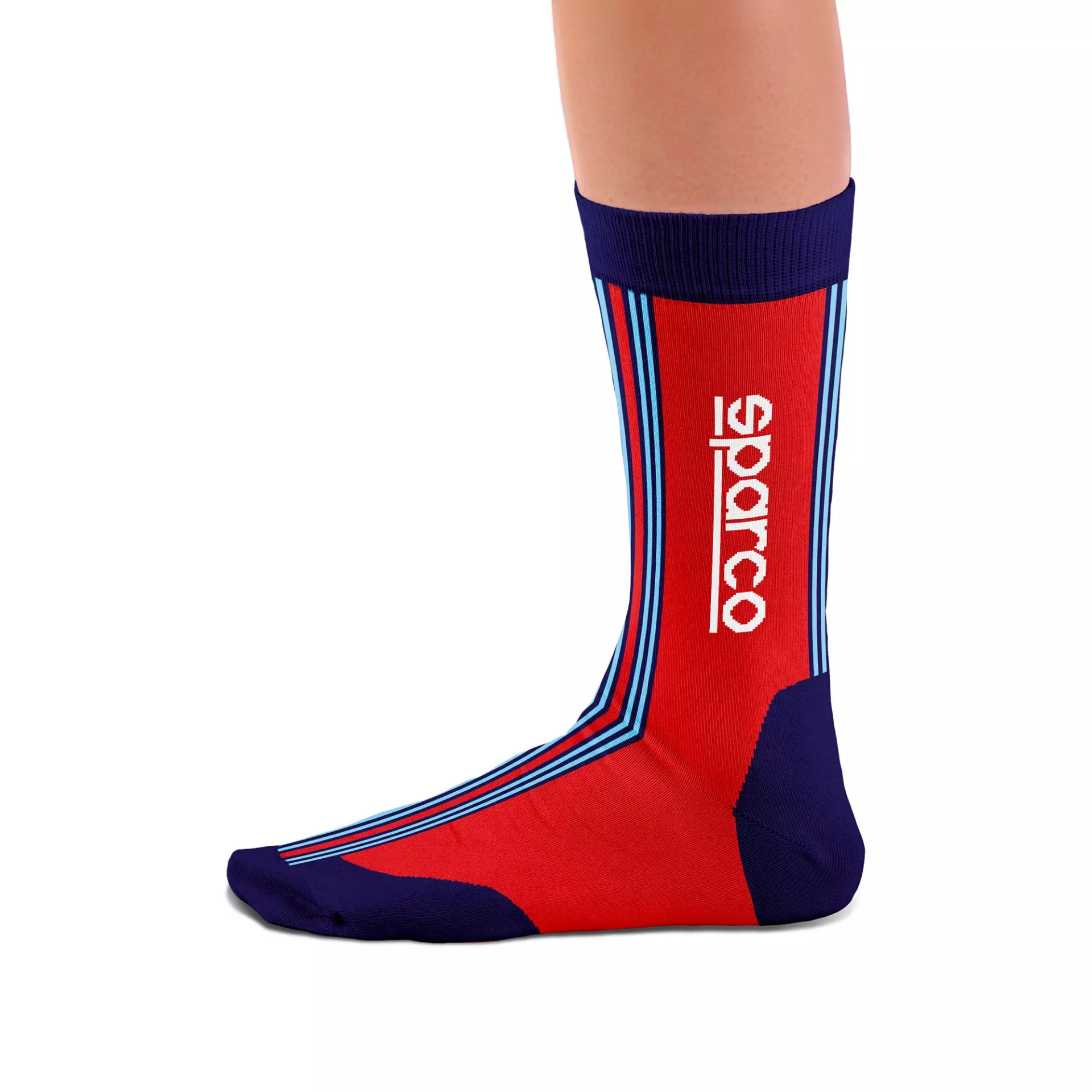 Sparco 099145MR-RSBM, Martini-R Iconic Socks, Red/Navy Blue, image 2
