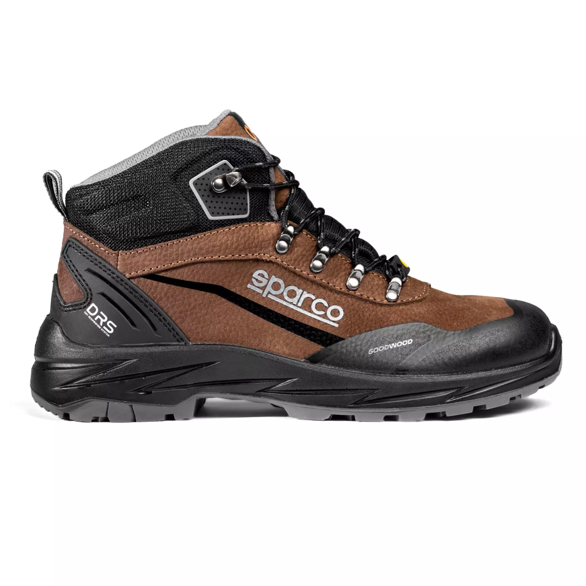 Sparco BTB0015B0-D15, Goodwood Safety Shoes ESD O6 SR FO HRO CI, Dark Brown, image 3
