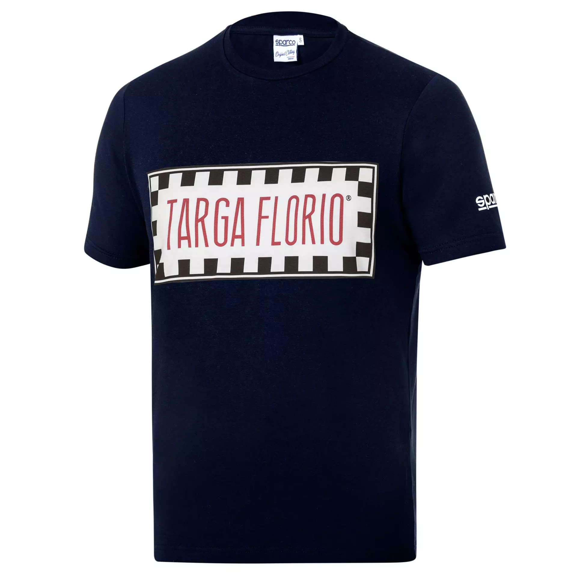 Sparco 013039TF-BM, Targa Florio T-Shirt, Navy Blue