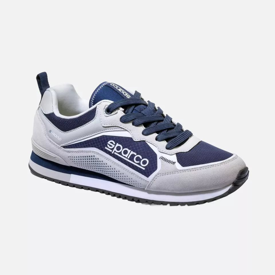 Sparco BMB0001B0-D23, S-ROAD Shoes, Beige/Navy Blue, image 1, gallery thumbnail