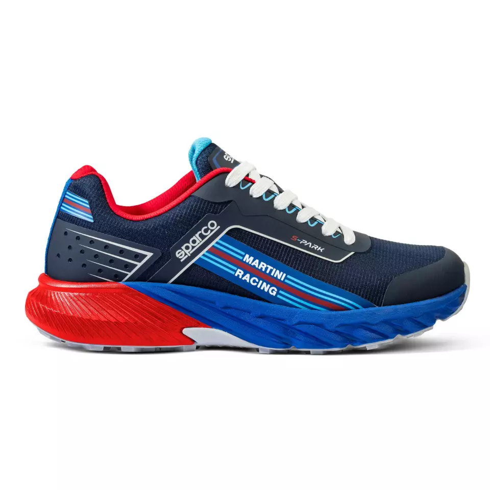 Sparco BTB0008D0-N31, S-PARK Martini Racing Schuhe, Sardinia, Marineblau/Rot, image 3, gallery thumbnail
